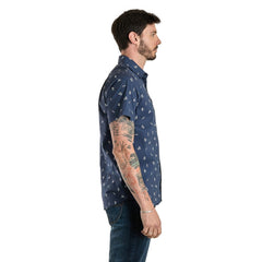 Camisa Casual Lee Hombre Slim Fit Manga Corta s250