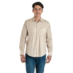 Camisa Casual Lee Hombre Slim Fit Manga Larga s210