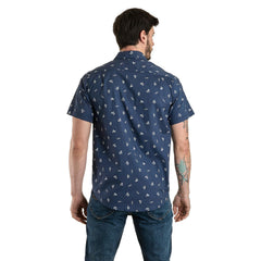 Camisa Casual Lee Hombre Slim Fit Manga Corta s250