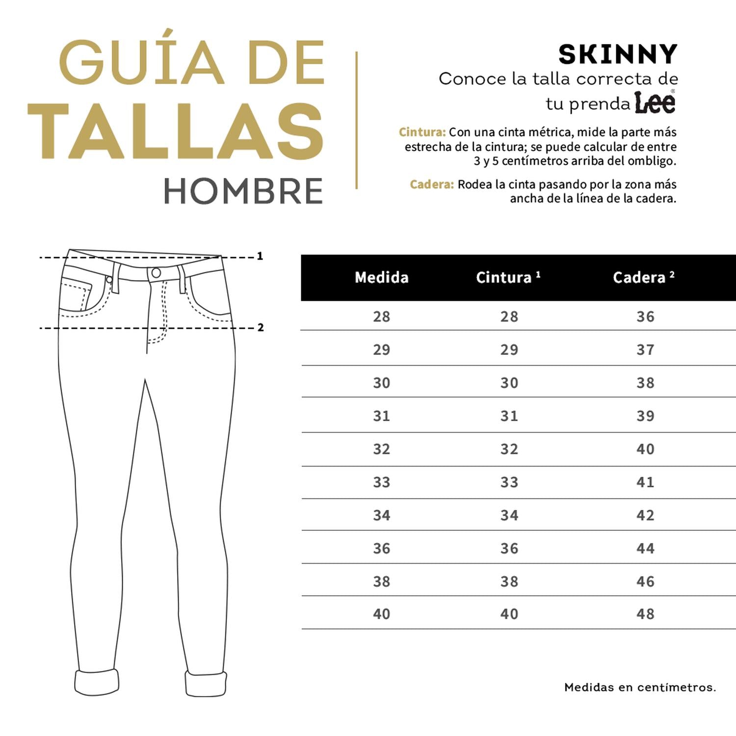 Guía de tallas